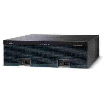 CISCO3925/K9 | Маршрутизатор Cisco 3925 w/SPE100 (3GE, 4EHWIC, 4DSP, 2SM, 256MBC