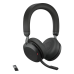 Jabra Evolve2 75 USB-A UC Stereo Black із зарядним пристроєм (27599-989-989)