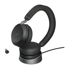 Jabra Evolve2 75 USB-C MS Stereo Black із зарядним пристроєм (27599-999-889)
