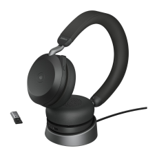Jabra Evolve2 75 USB-A UC Stereo Black із зарядним пристроєм (27599-989-989)