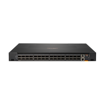 HPE Aruba Networking 8325‑32C 32‑port 100G QSFP+/QSFP28 Back‑to‑Front 6 Fans and 2 DC Bundle