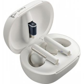 Навушники POLY TWS VOYAGER FREE 60+ EARBUDS + BT700A + TSCHC WHITE