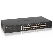 24-Port Gigabit Ethernet Smart Switch with 2 SFP Ports GS324T