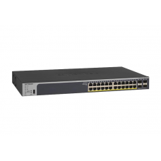 24-Port Gigabit Ethernet PoE+ Smart Switch w/ optional Remote/Cloud Management and 4 SFP Ports (190W) GS728TPv2