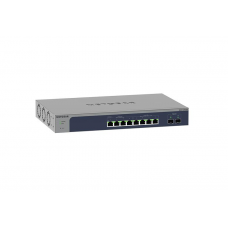 8-Port Multi-Gigabit/10G Ethernet Smart Switch with 2 SFP+ Ports MS510TXM