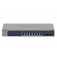 8-Port Multi-Gigabit/10G Ethernet Ultra60 PoE++ Smart Switch with 2 SFP+ Ports MS510TXUP