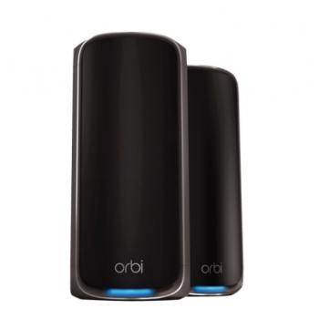 Orbi 970 Series Quad-band WiFi 7 Mesh 2-Pack, Black Edition