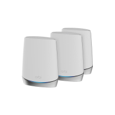 Orbi 750 Series Tri-Band WiFi 6 Mesh System, 4.2Gbps, Router + 2 Satellites