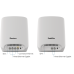 NETGEAR Orbi 760 Tri-band WiFi 6 Mesh System, 5.4Gbps, Router + 2 Satellite