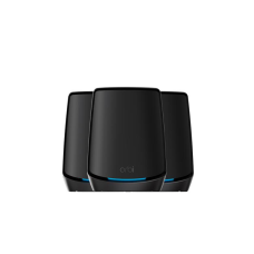 Orbi 860 Series Tri-Band WiFi 6 Mesh System, 6Gbps, 10 Gig Port, 3-Pack, Black