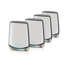 Orbi 860 Series Tri-Band WiFi 6 Mesh System, 6Gbps, 10 Gig Port, 4-Pack