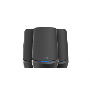 Orbi 960 Series Quad-Band WiFi 6E Mesh System, 10.8Gbps, 10 Gig Port, 2-Pack, Black Edition