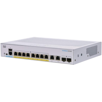 Комутатор Cisco CBS250-8FP-E-2G-EU