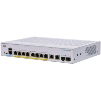 Комутатор Cisco CBS250-8P-E-2G-EU