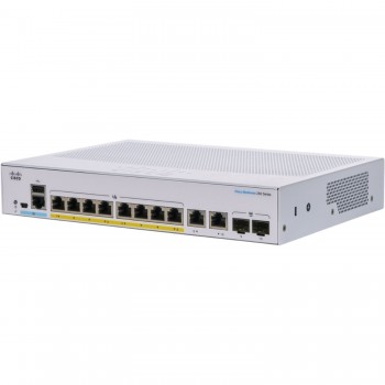 Комутатор Cisco CBS250-8PP-E-2G-EU