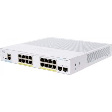 Комутатор Cisco CBS350-16FP-2G-EU