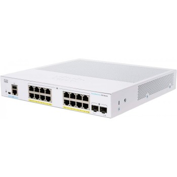 Комутатор Cisco CBS350-16P-2G-EU