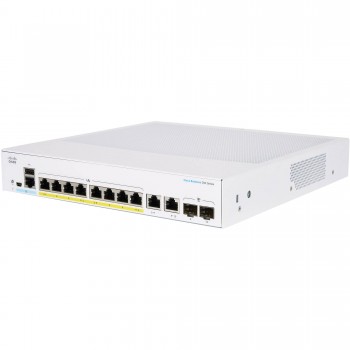 Комутатор Cisco CBS350-8FP-2G-EU